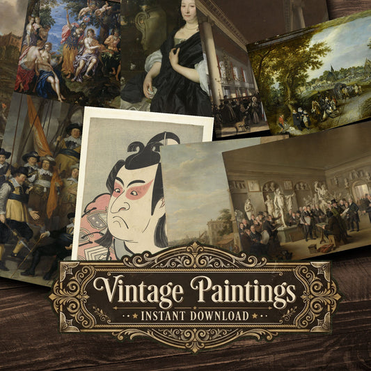 Rijks Museum Vintage Paintings