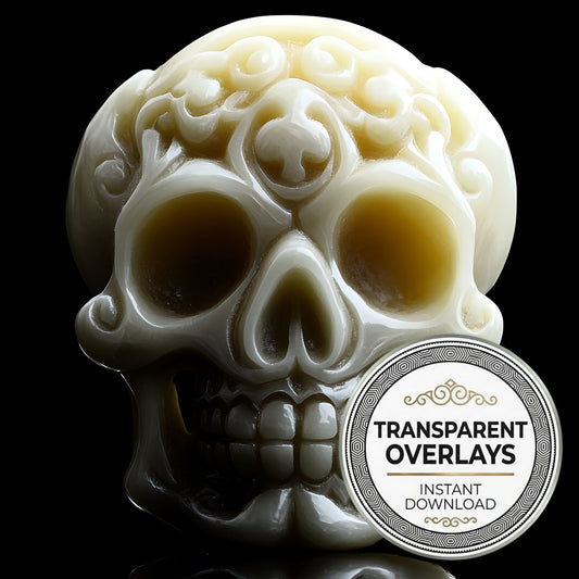 Small Gothic Skull Overlay
