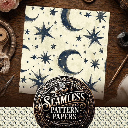 Space And Celestial Seamless Pattern