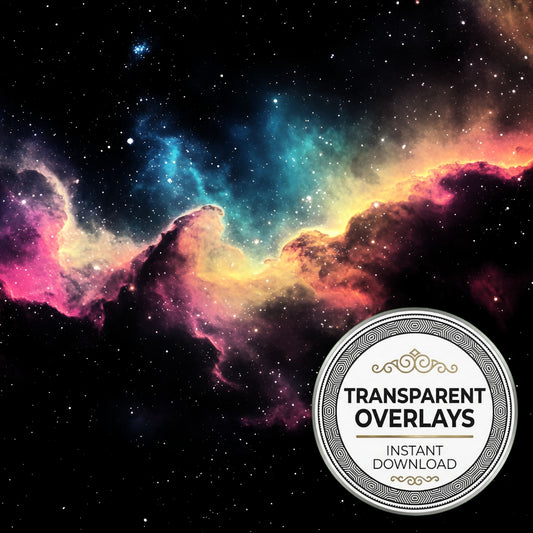 Starry Nebula Transparent Overlay Pngs