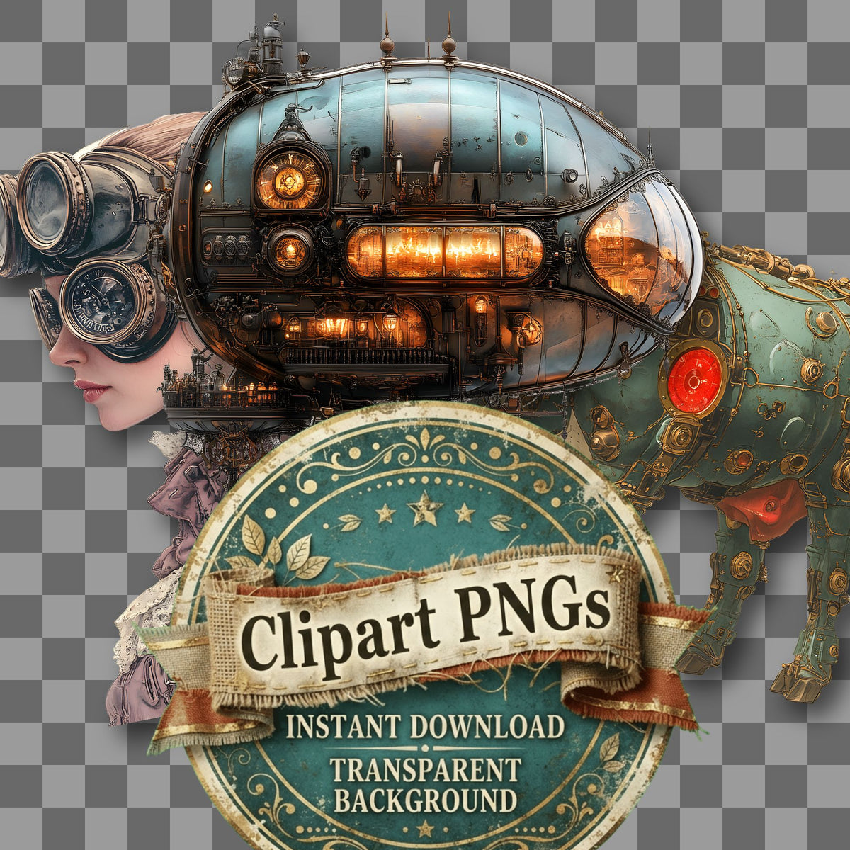 Steampunk Clipart Pngs