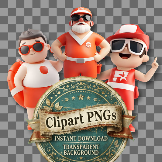 Sunglass Lifeguard Clipart Pngs
