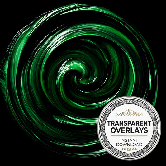 Swirling Green Paint Green Paint Transparent Overlay Pngs