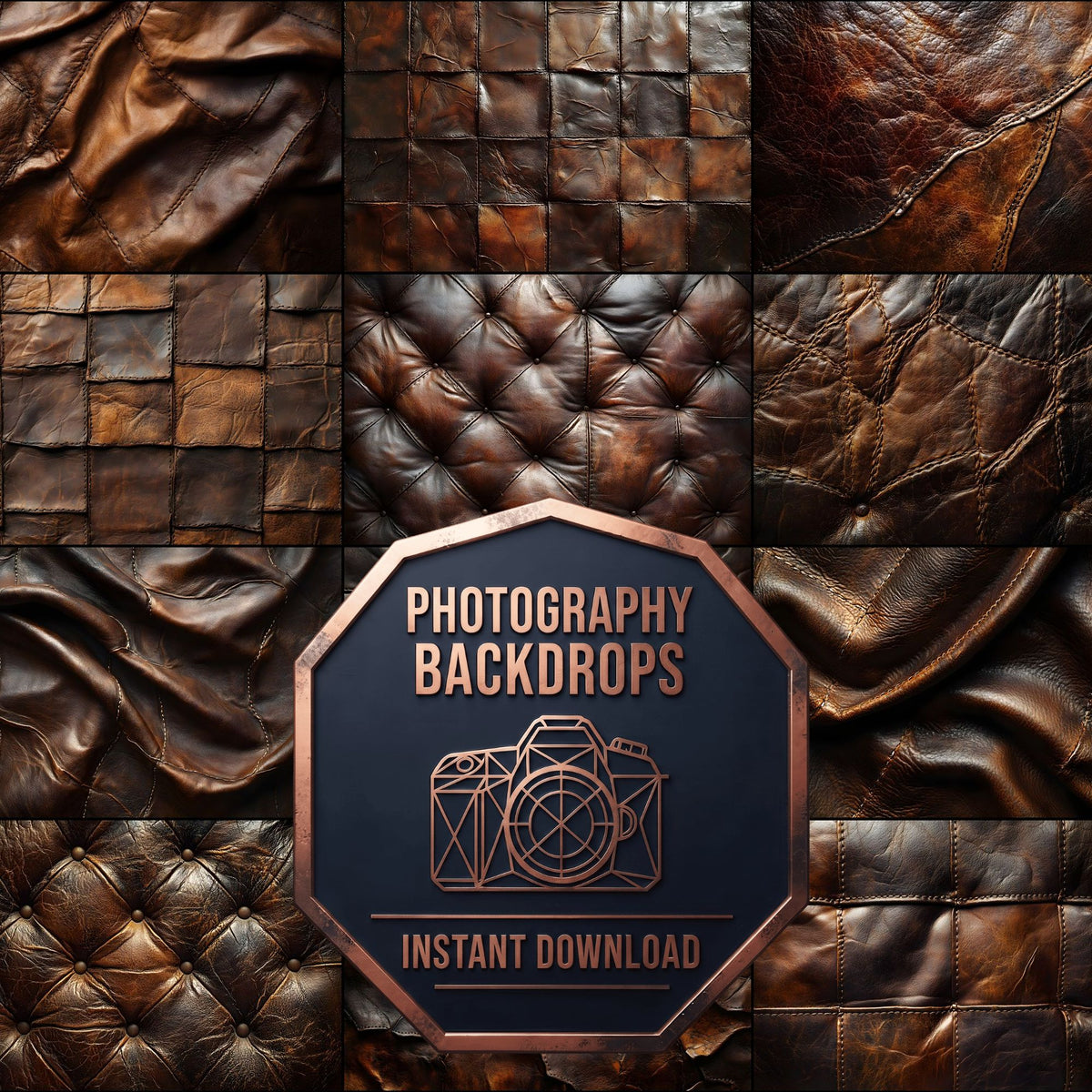 Textured Leather Wall Backdrop Images