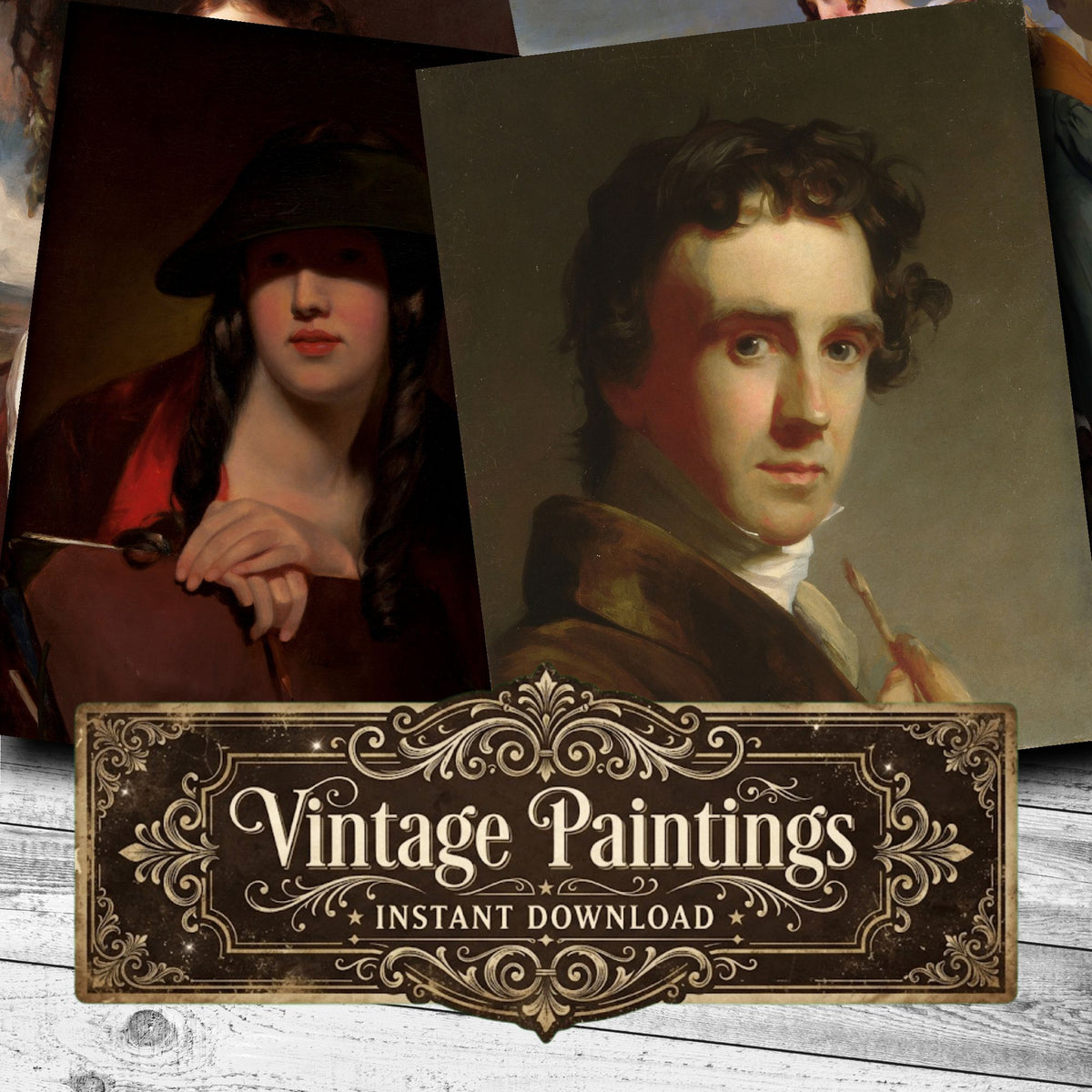 Thomas Sully Vintage Paintings