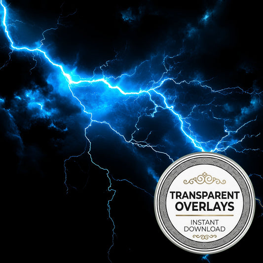Thunderstorm Lightning Strikes Transparent Overlay Pngs