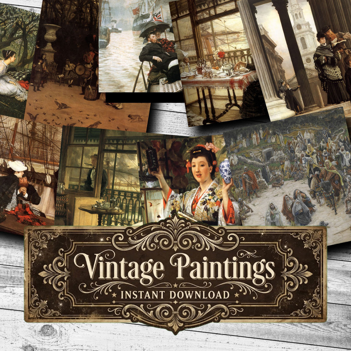 Tissot Vintage Paintings