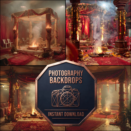 Traditional Indian Wedding Mandap Backdrop Images