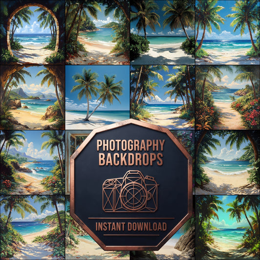 Tropical Paradise Backdrop Images