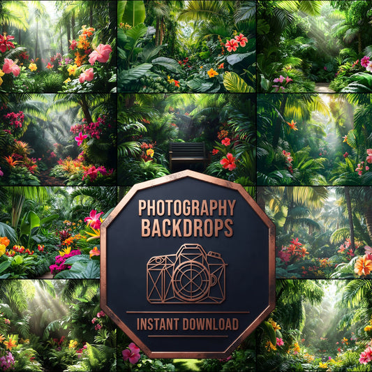 Tropical Secret Retreat Backdrop Images