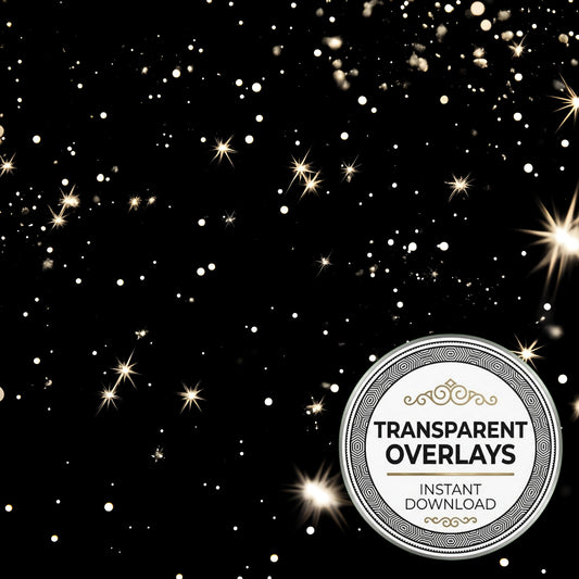 Twinkling Stars Transparent Overlay Pngs