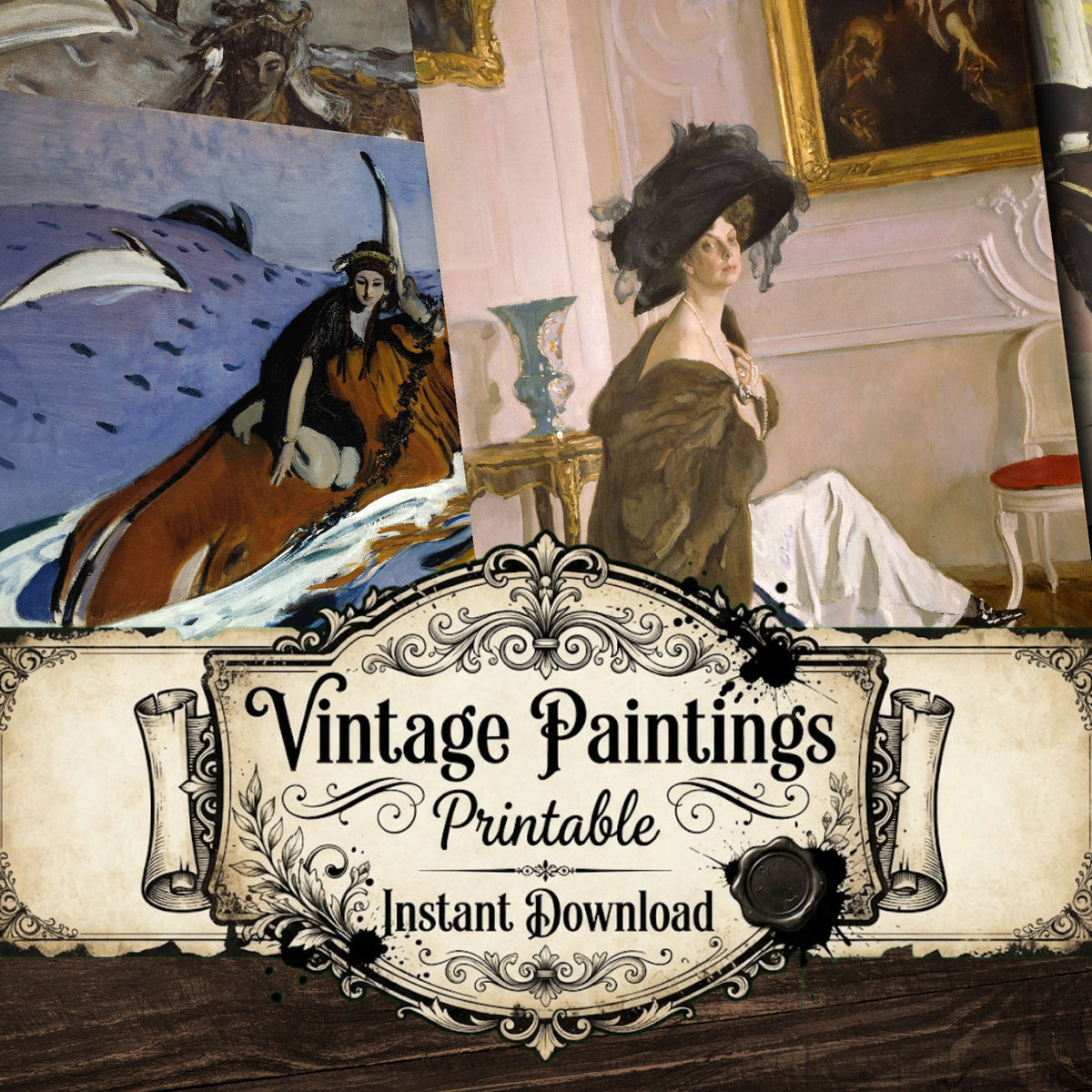 Valentin Serov Vintage Paintings