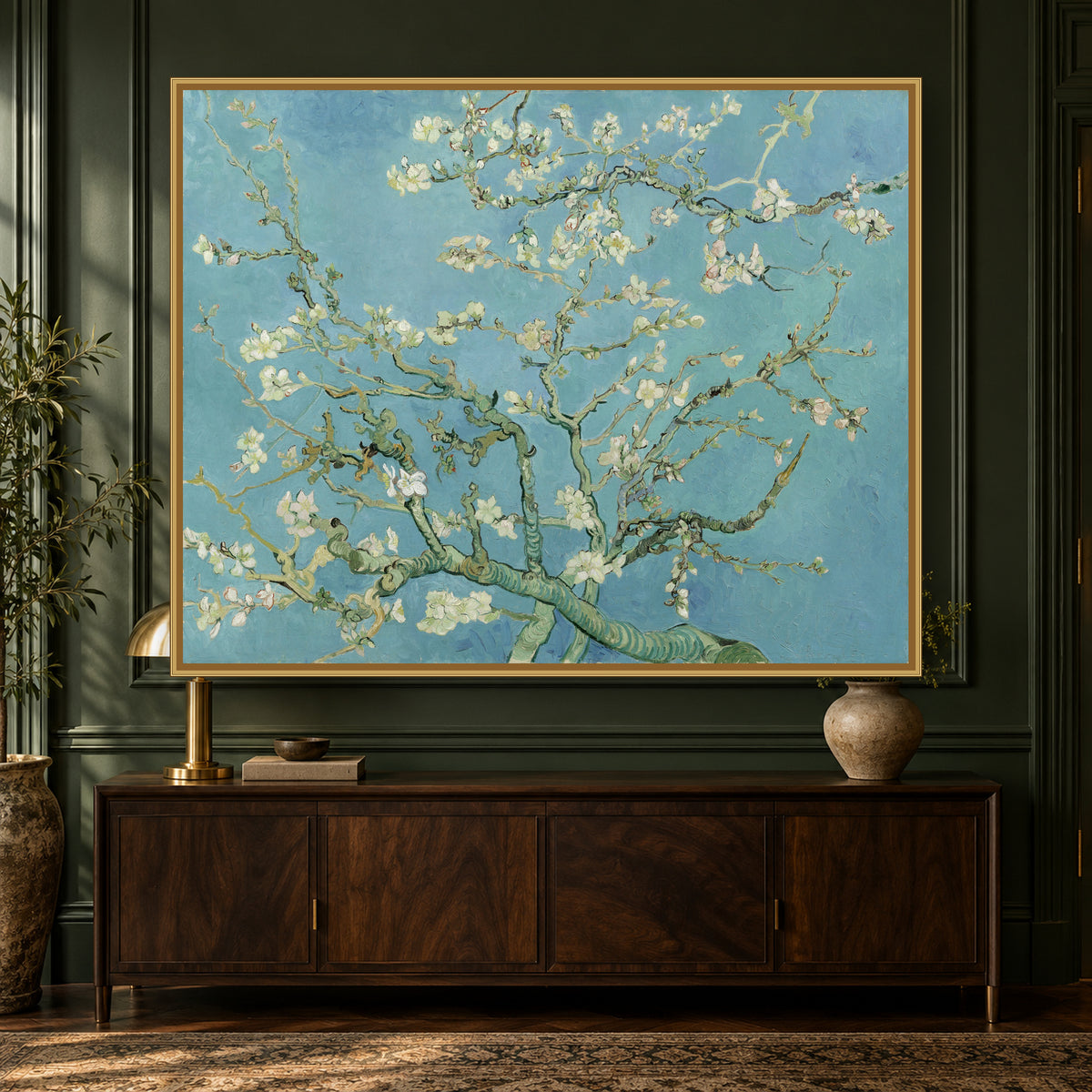 Almond Blossoms by Vincent van Gogh — gallery mockup
