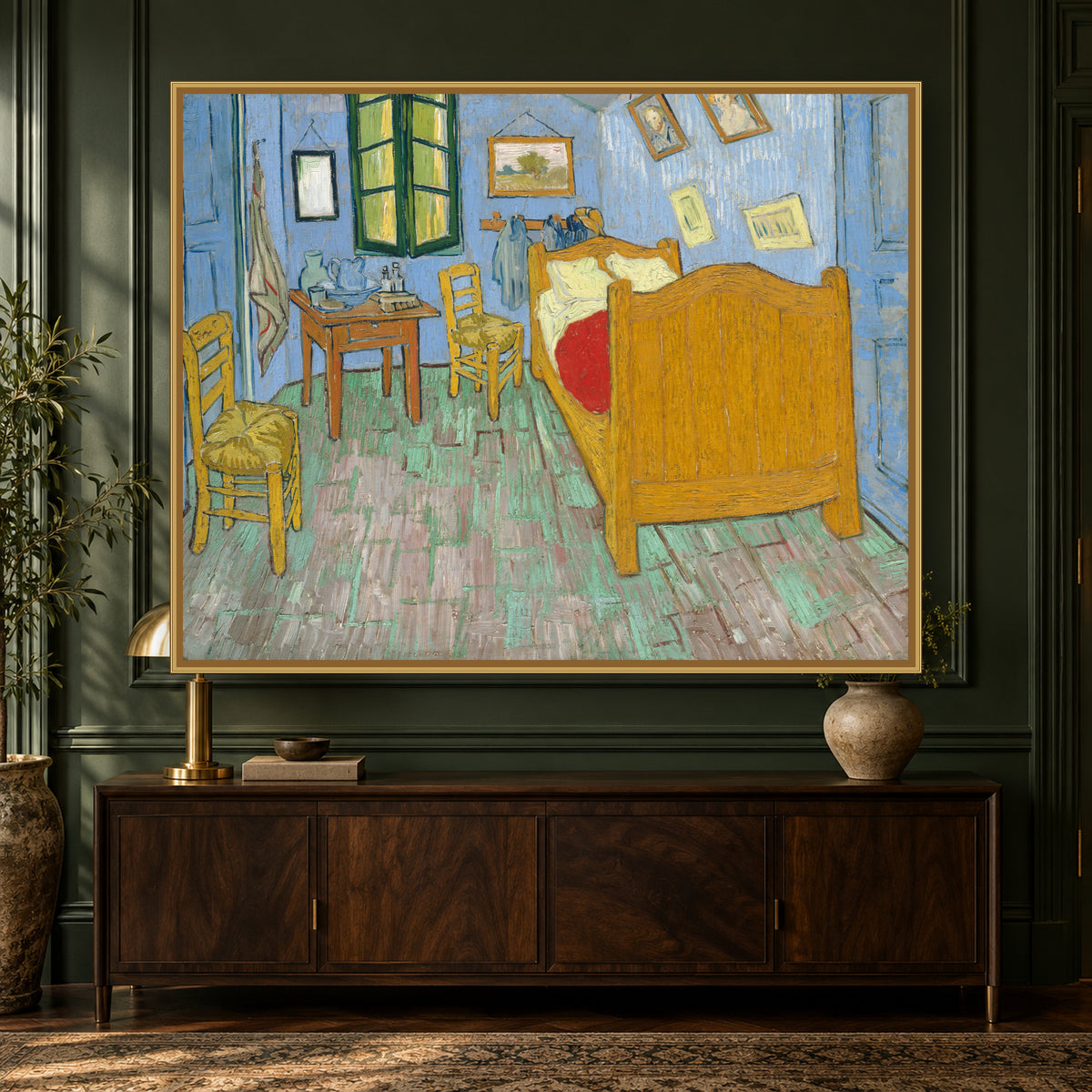 Bedroom in Arles by Vincent van Gogh — gallery mockup
