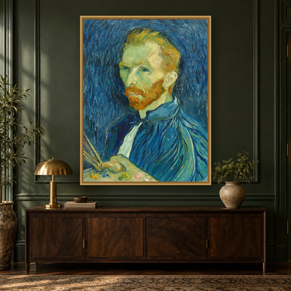 Self-Portrait by Vincent van Gogh — gallery mockup