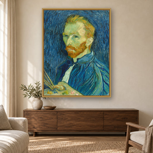 Self-Portrait by Vincent van Gogh — room mockup