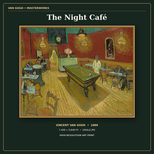 The Night Café by Vincent van Gogh — cover mockup