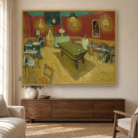 The Night Café by Vincent van Gogh — room mockup