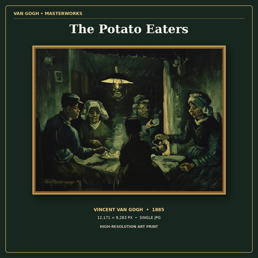 The Potato Eaters by Vincent van Gogh — cover mockup