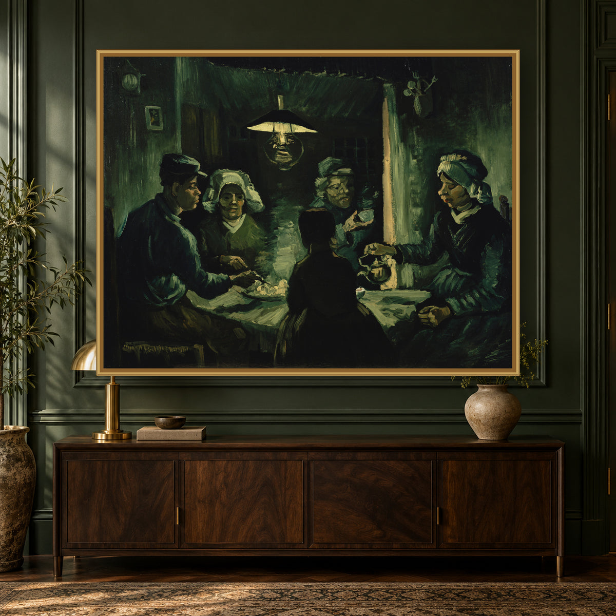 The Potato Eaters by Vincent van Gogh — gallery mockup