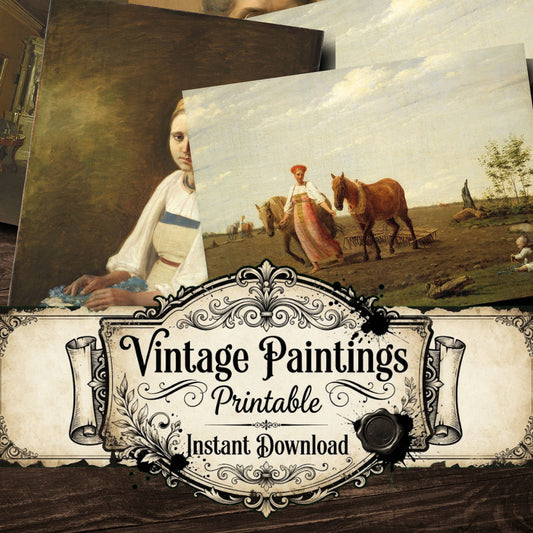 Venetsianov Vintage Paintings