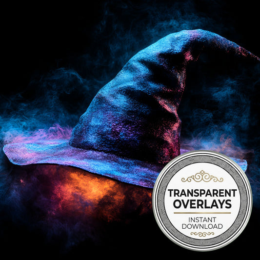 Vibrant Witchs Pointy Hat Transparent Overlay Pngs