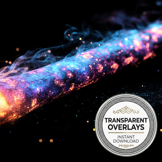 Vibrant Witchs Wand Transparent Overlay Pngs