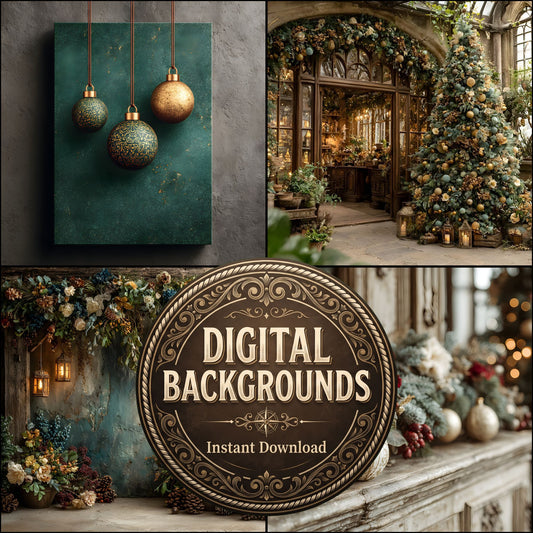 Victorian Christmas Backdrop Images