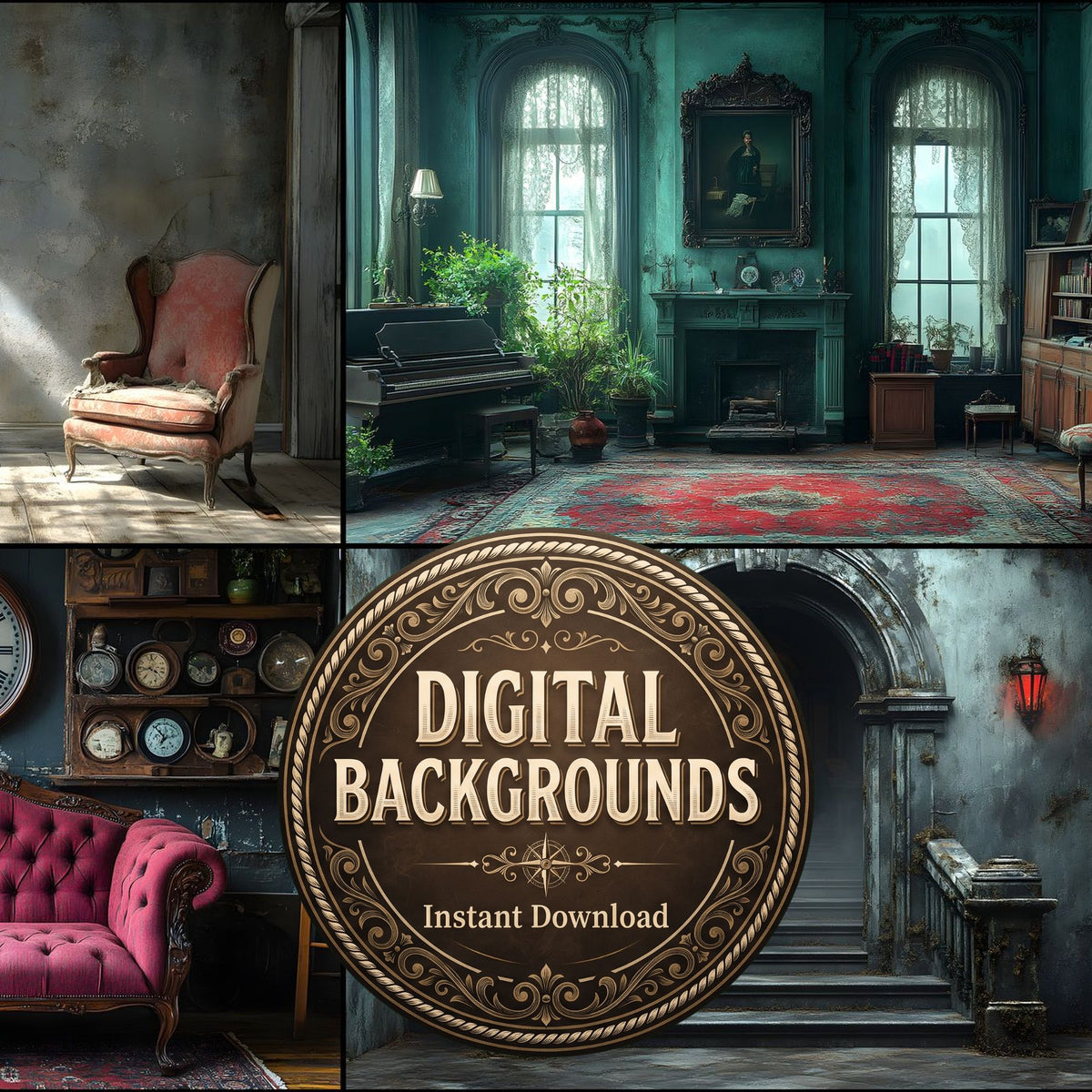 Victorian Cinematics Backdrop Images