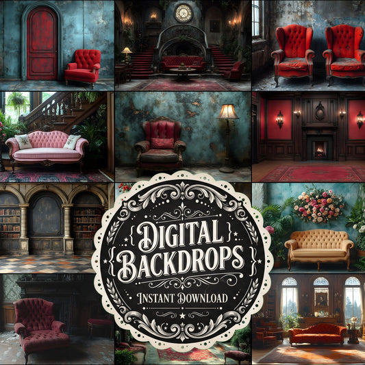 Victorian Cinematics Backdrop Images