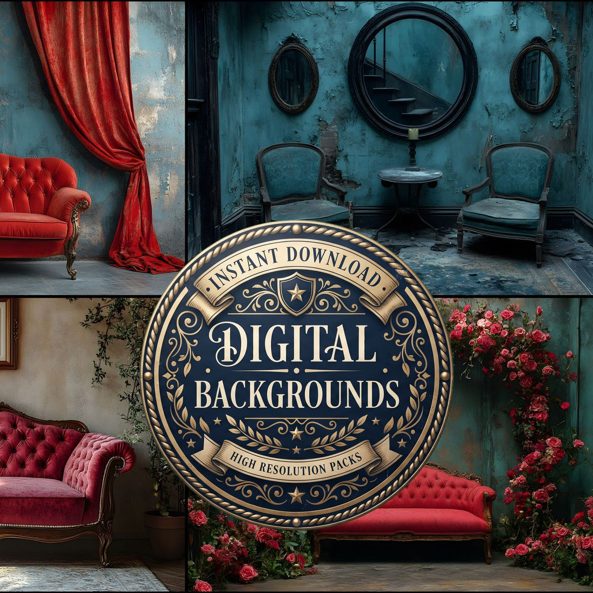 Victorian Cinematics Backdrop Images