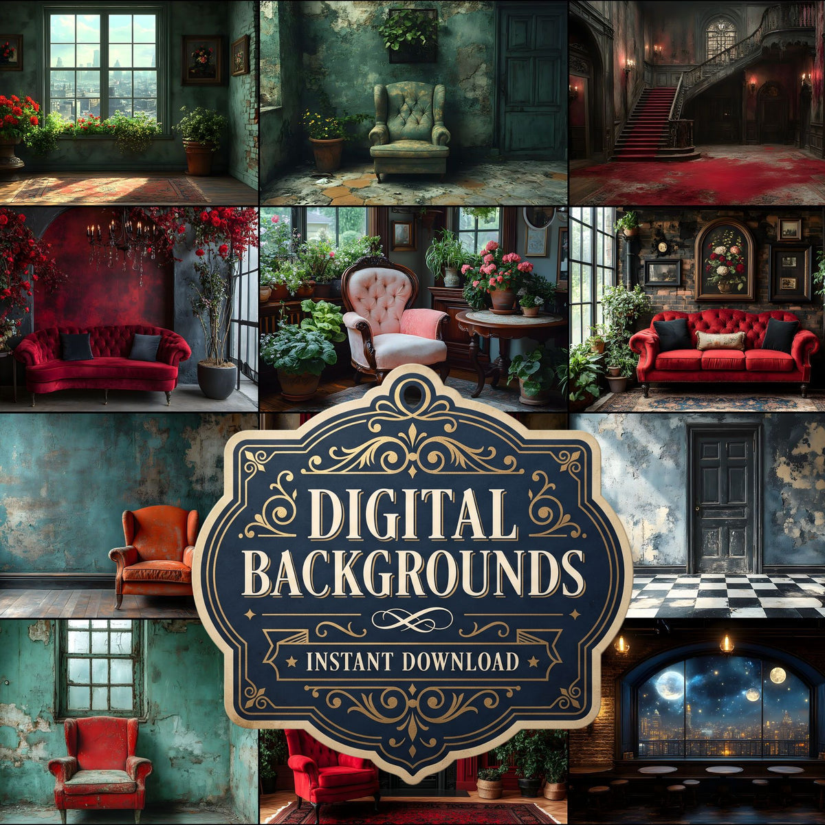 Victorian Cinematics Backdrop Images