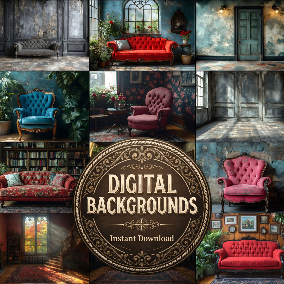 Victorian Cinematics Backdrop Images