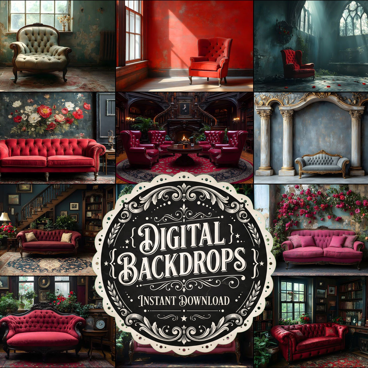 Victorian Cinematics Backdrop Images