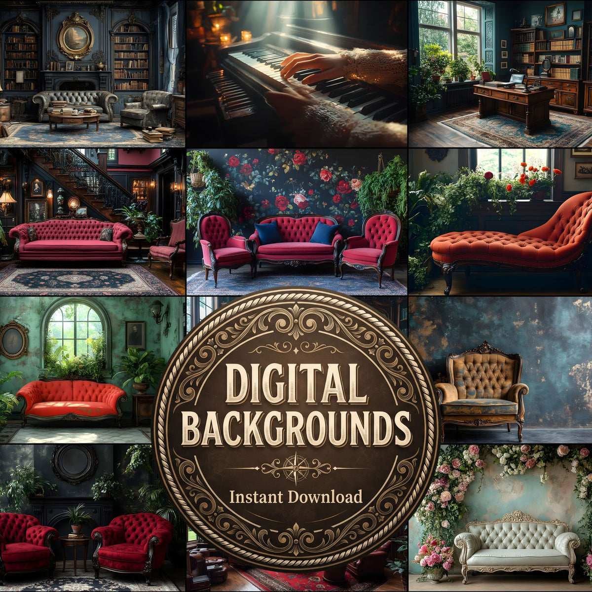 Victorian Cinematics Backdrop Images
