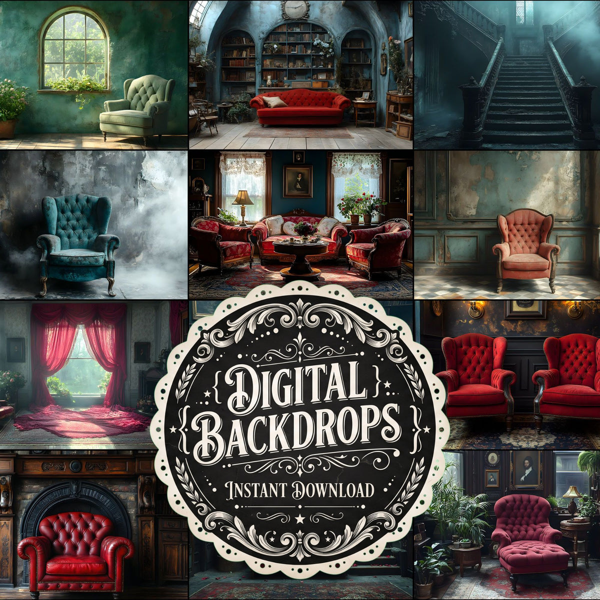 Victorian Cinematics Backdrop Images
