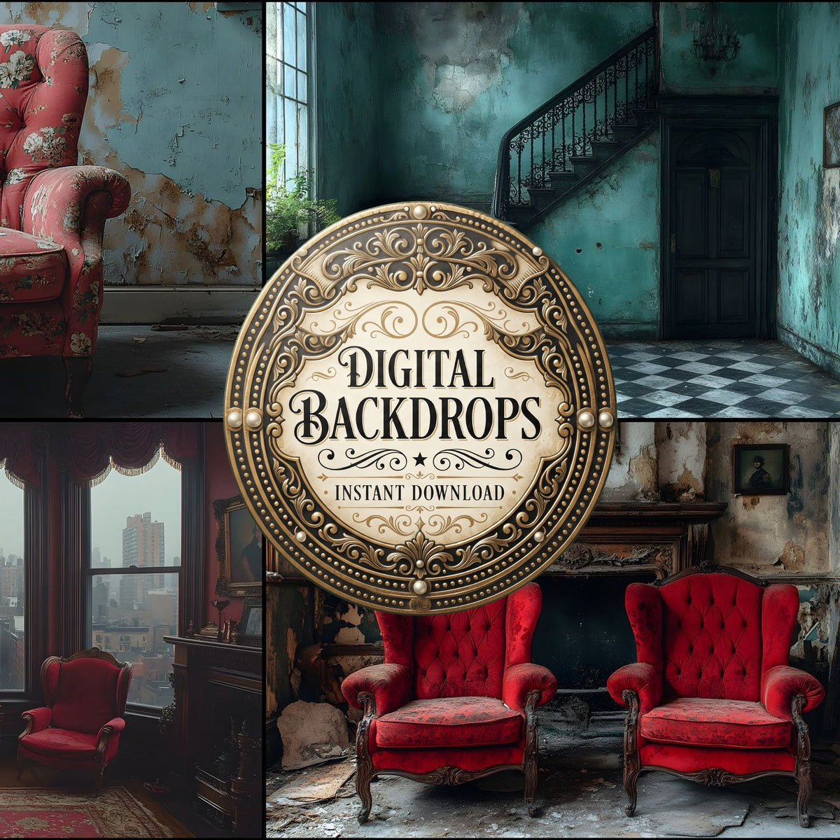 Victorian Cinematics Backdrop Images