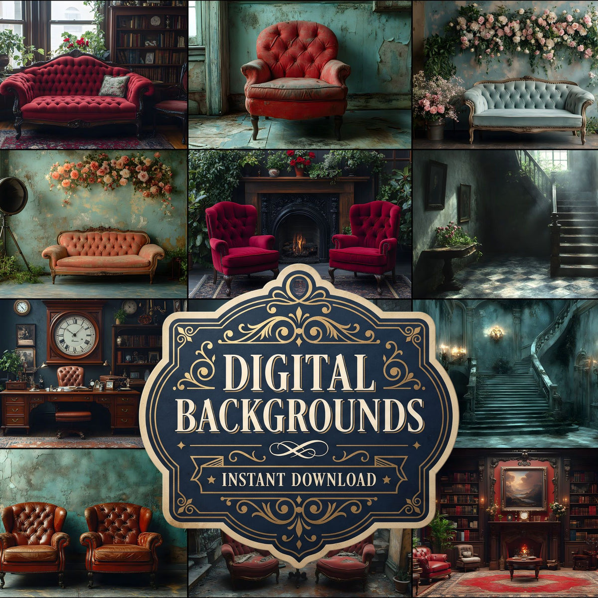Victorian Cinematics Backdrop Images