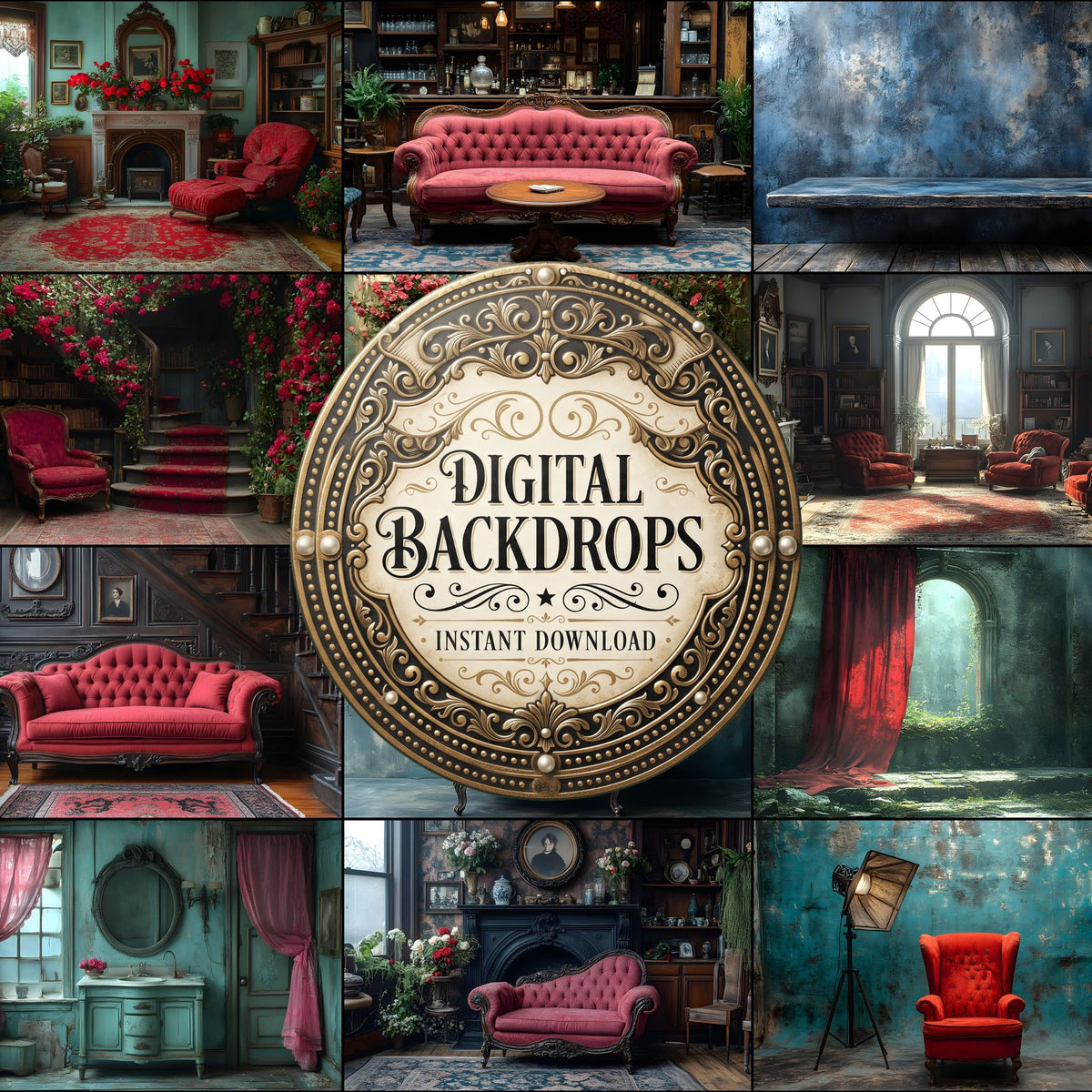 Victorian Cinematics Backdrop Images