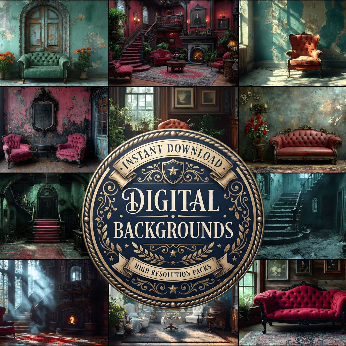 Victorian Cinematics Backdrop Images