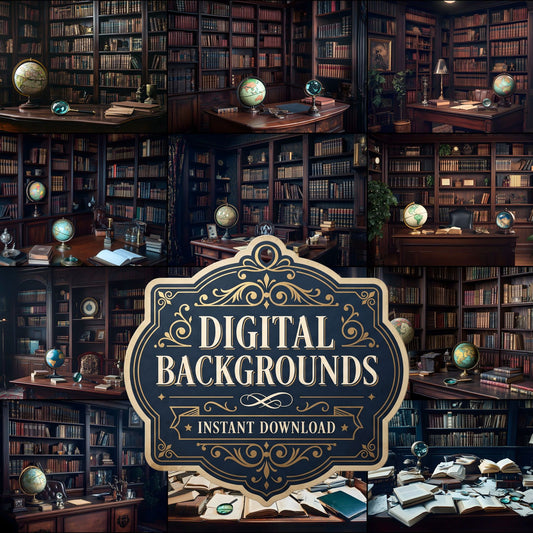 Victorian Detective Agency Backdrop Images