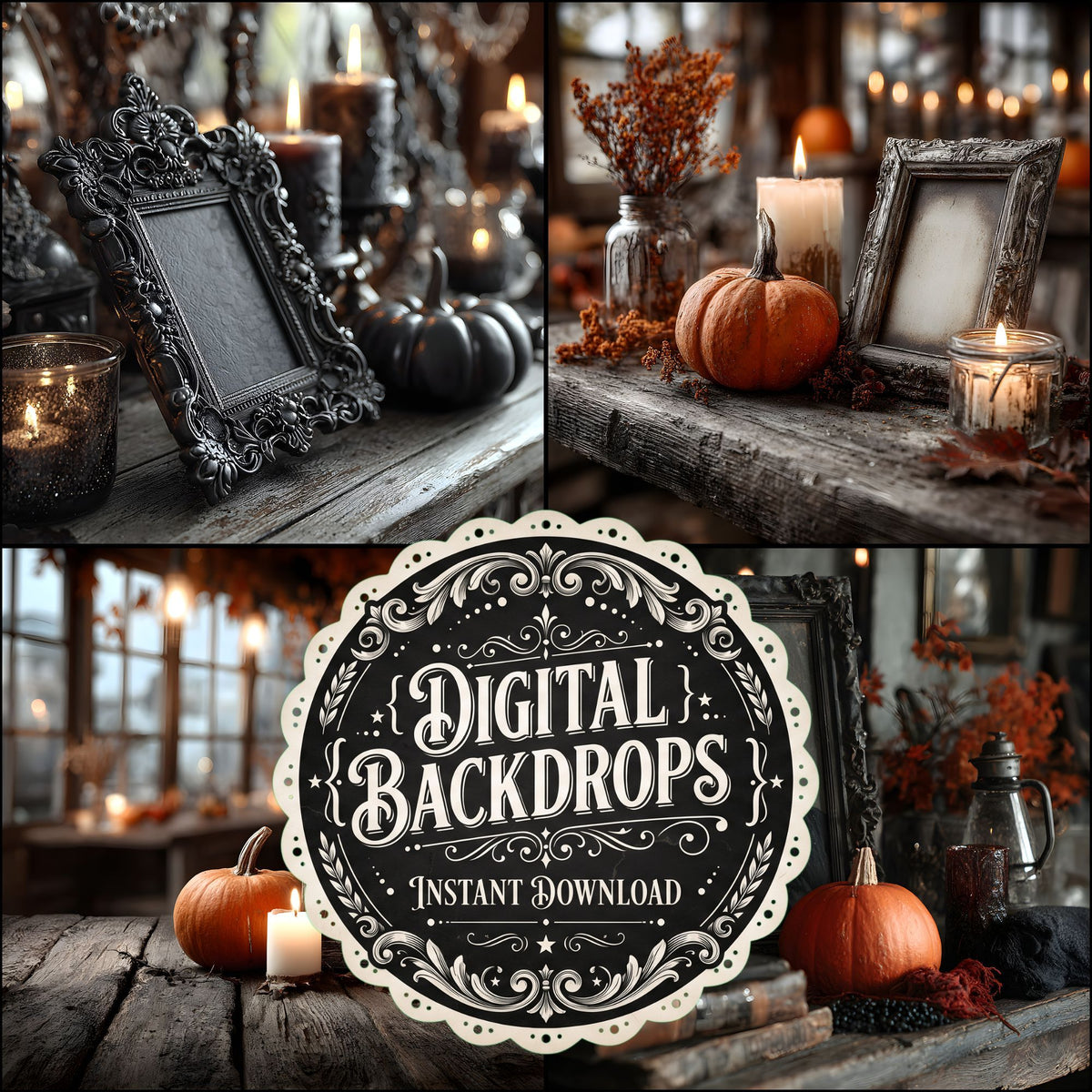 Victorian Gothic Mirror Closeup Backdrop Images