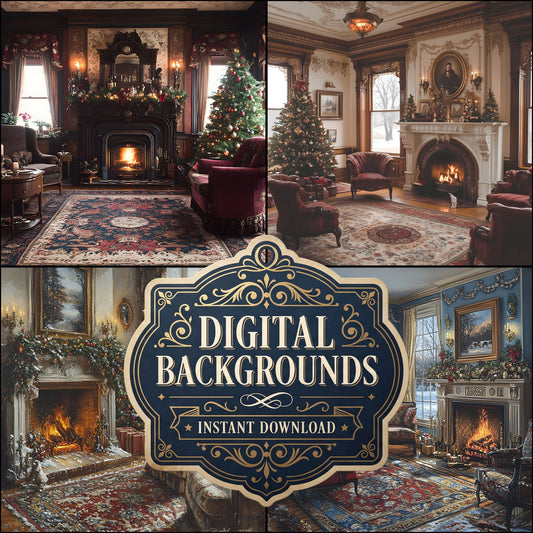 Victorian Winter Backdrop Images