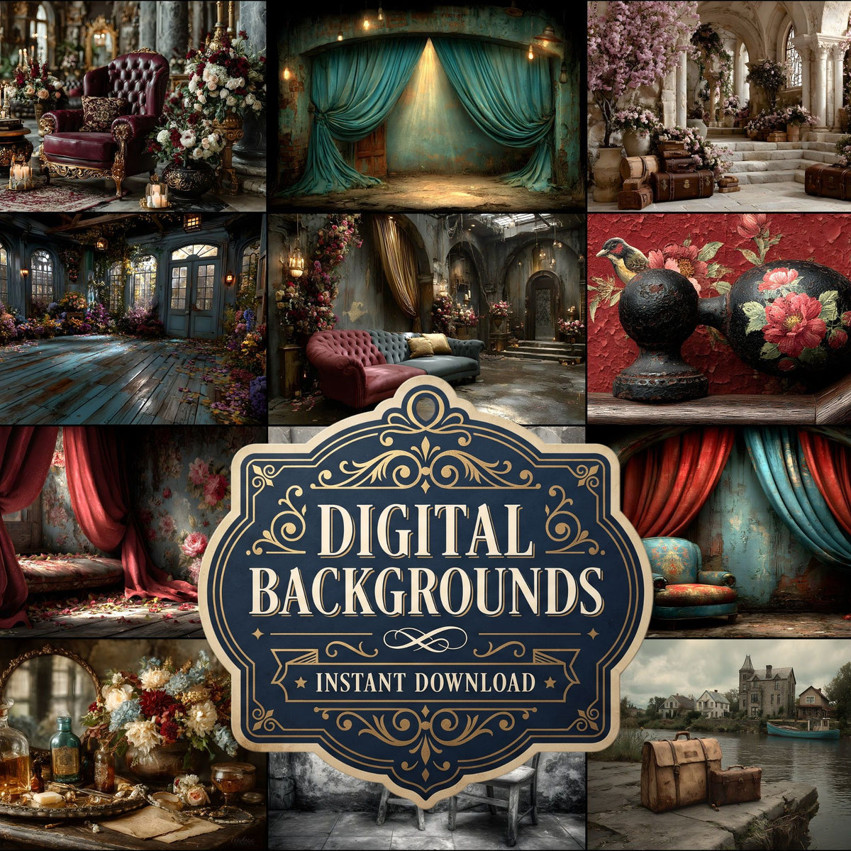 Victorian Backdrop Images