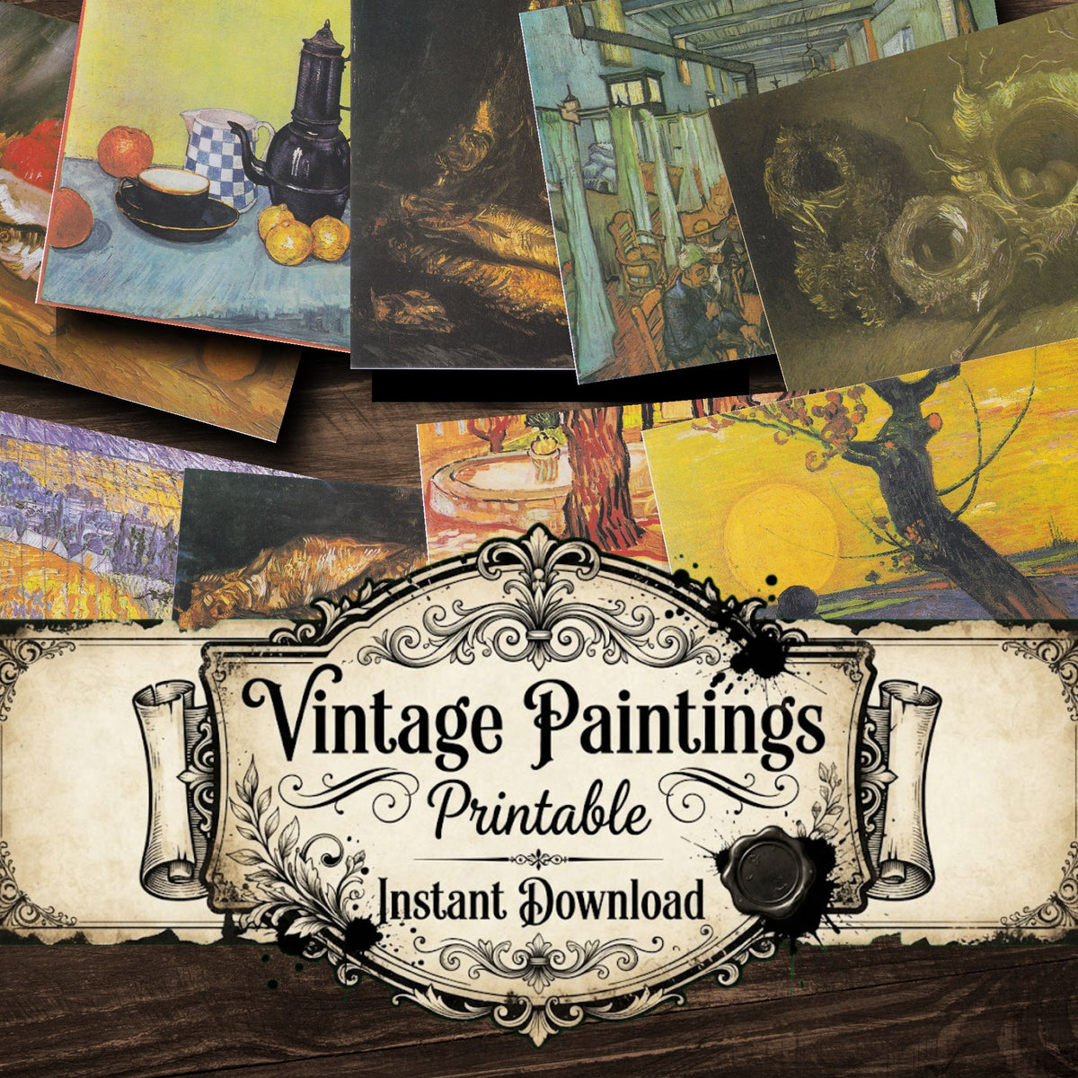 Vincent Willem Van Gogh Vintage Paintings