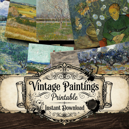 Vincent Willem Van Gogh Vintage Paintings