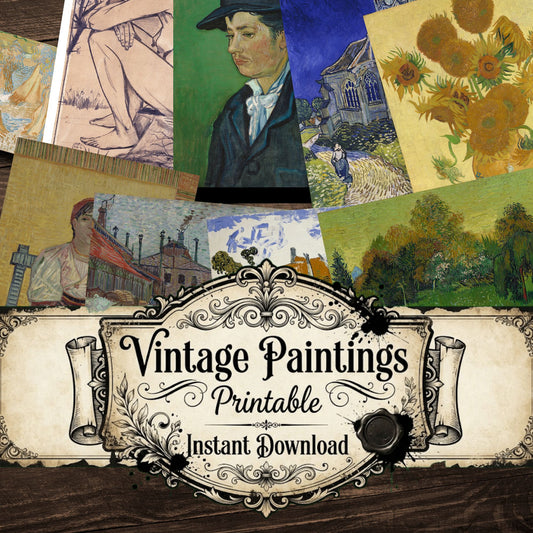Vincent Willem Van Gogh Vintage Paintings