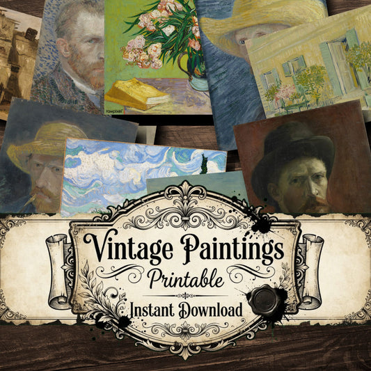 Vincent Willem Van Gogh Vintage Paintings