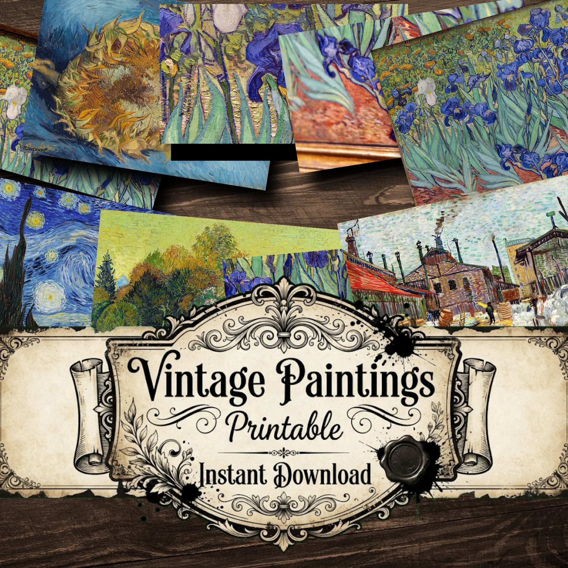 Vincent Willem Van Gogh Vintage Paintings