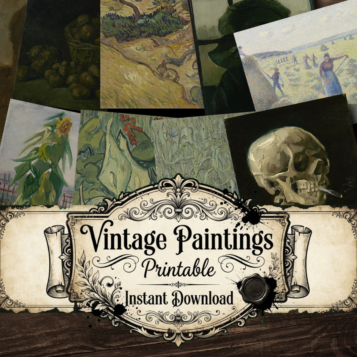 Vincent Willem Van Gogh Vintage Paintings